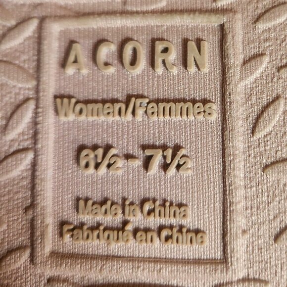 Acorn Women's Plush Ankle Booties - Cream and Brown - Picture 4 of 5